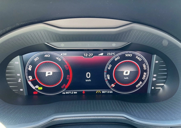 Skoda Octavia cena 109900 przebieg: 98711, rok produkcji 2019 z Ciężkowice małe 529